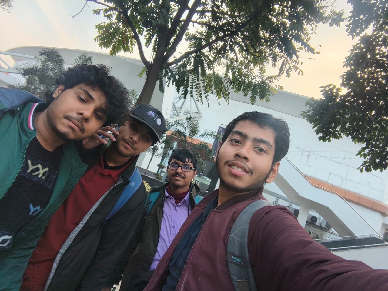 At the DTU campus